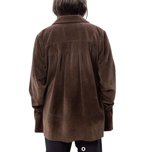 J Jill women's corduroy Chore jacket brown Size XL 100% cotton workwear timeless - Picture 2 of 10